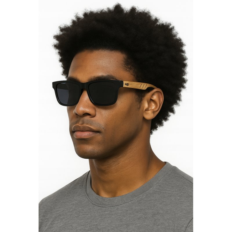 Okulary przeciwsłoneczne męskie polaryzacyjne ochrona filtr uv400 etui