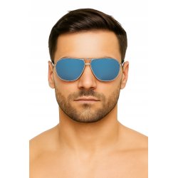 Okulary męskie przeciwsłoneczne polaryzacyjne ochrona filtr uv400 etui