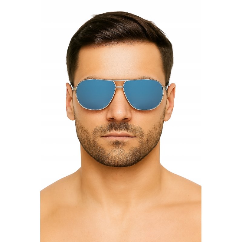 Okulary męskie przeciwsłoneczne polaryzacyjne ochrona filtr uv400 etui