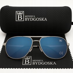 Okulary męskie przeciwsłoneczne polaryzacyjne ochrona filtr uv400 etui