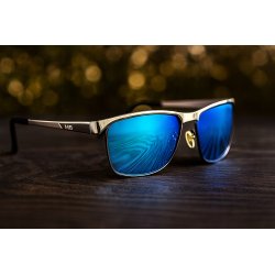 Okulary męski przeciwsłoneczne polaryzacyjne lustrzanki ochrona uv400 etui