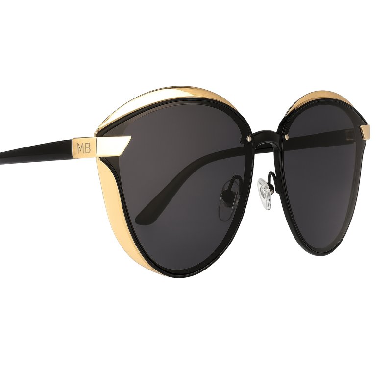 Okulary damskie przeciwsłoneczne polaryzacyjne ochrona uv eleganckie etui