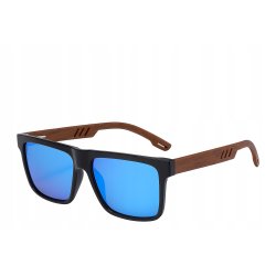 Okulary przeciwsłoneczne męskie polaryzacyjne ochrona filtr uv400 etui