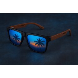 Okulary przeciwsłoneczne męskie polaryzacyjne ochrona filtr uv400 etui