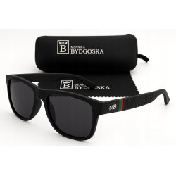 Okulary przeciwsłoneczne męskie polaryzacyjne ochrona filtr uv400 etui