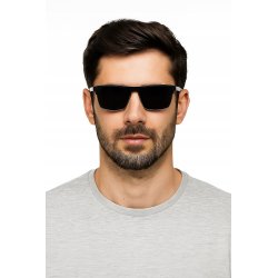 Okulary przeciwsłoneczne męskie polaryzacyjne ochrona filtr uv400 etui