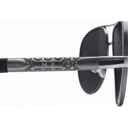 Okulary męskie polaryzacyjne aviator pilotki ochrona uv400 etui oryginalne