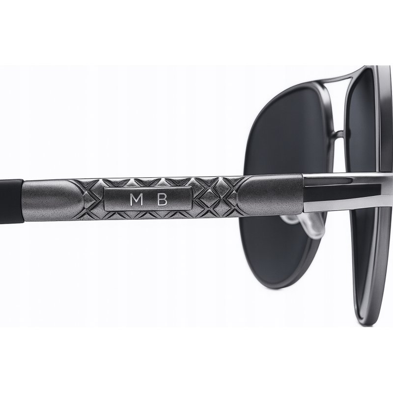 Okulary męskie polaryzacyjne aviator pilotki ochrona uv400 etui oryginalne