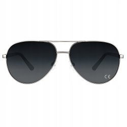 Okulary męskie polaryzacyjne aviator pilotki ochrona uv400 etui oryginalne