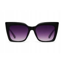 Okulary damskie przeciwsłoneczne kocie eleganckie etui oryginalne