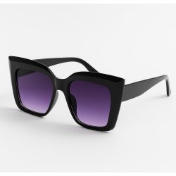 Okulary damskie przeciwsłoneczne kocie eleganckie etui oryginalne