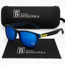 Okulary męskie polaryzacyjne przeciwsłoneczne ochrona uv400 etui oryginalne