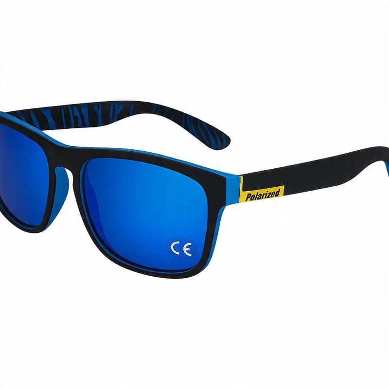 Okulary męskie polaryzacyjne przeciwsłoneczne ochrona uv400 etui oryginalne