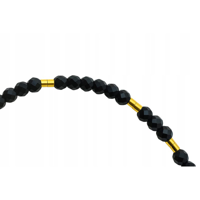 Bransoletka damska z naturalnych kamieni turmalin srebro pozłacane ważka