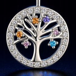 Kolczyki srebrne drzewka cyrkonie srebro próba 925 angielskie