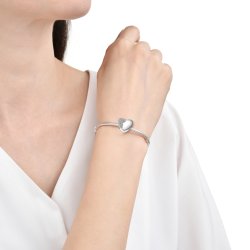 Charms Zawieszka IMIĘ Charms Serce dwustronny GRAWER Srebro próba 925 walentynki