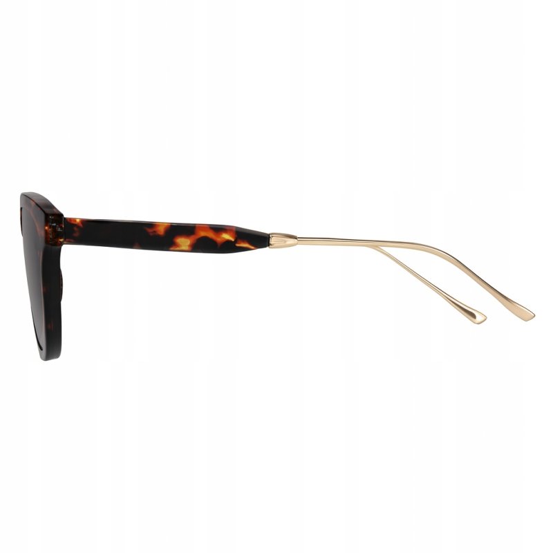 Okulary damskie przeciwsłoneczne kocie oczy Polaryzacyjne eleganckie etui