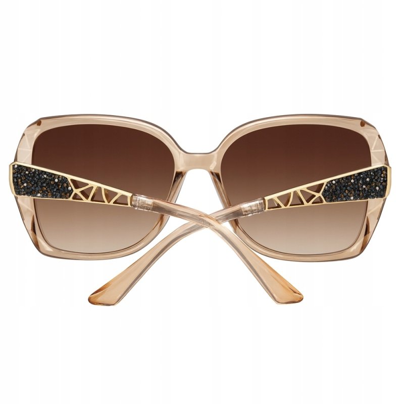 Okulary Przeciwsłoneczne Damskie Polaryzacyjne Kryształy Filtr UV400 etui