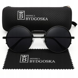 Okulary Przeciwsłoneczne Męskie Polaryzacyjne Lenonki Filtr UV400 etui