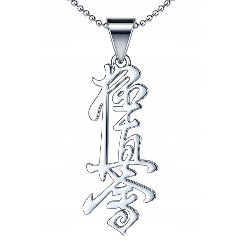 Naszyjnik stal szlachetna karate kyokushin dla sportowca karateki stal 316L