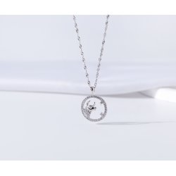 Srebrny naszyjnik damski srebro znak zodiaku byk srebro próba 925