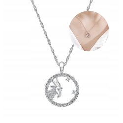 Srebrny naszyjnik damski srebro znak zodiaku koziorożec srebro próba 925
