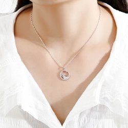 Srebrny naszyjnik damski srebro znak zodiaku baran srebro próba 925