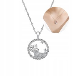 Srebrny naszyjnik damski srebro znak zodiaku baran srebro próba 925