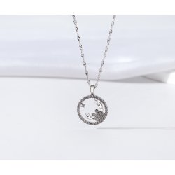 Srebrny naszyjnik damski srebro znak zodiaku rak srebro próba 925
