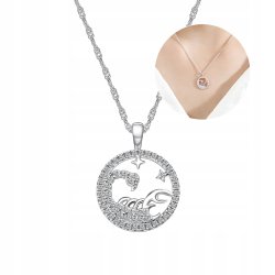 Srebrny naszyjnik damski srebro znak zodiaku skorpion srebro próba 925