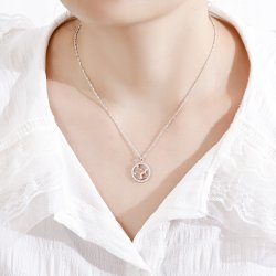 Srebrny naszyjnik damski srebro znak zodiaku strzelec srebro próba 925