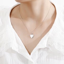 Zawieszka serce miłość wisiorek srebro próba 925