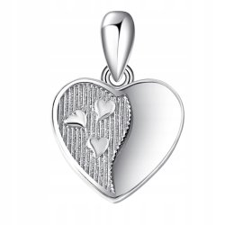 Zawieszka serce serca wisiorek srebro próba 925