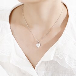 Zawieszka serce serca wisiorek srebro próba 925