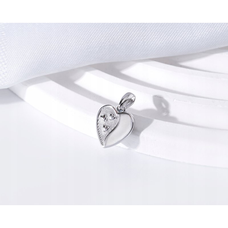 Zawieszka serce serca wisiorek srebro próba 925