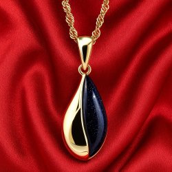 Srebrny naszyjnik pozłacany Noc Kairu próba 925 pozłacany kolor złoty