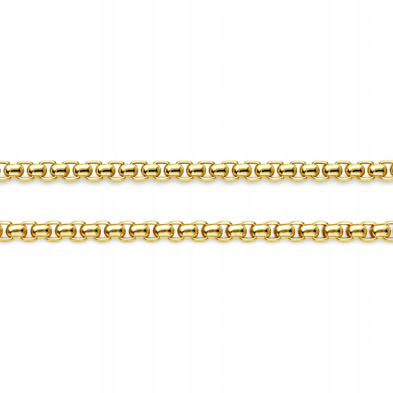 Naszyjnik stal szlachetna złoty czarna plecionka męski stal 316L