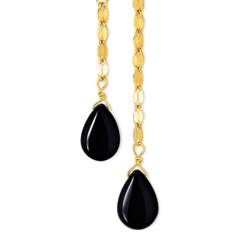 Srebrne kolczyki wiszące turmalin pozłacane srebro próba 925