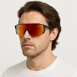 Okulary męskie MB rowerowe polaryzacyjne uv4 stylowe etui