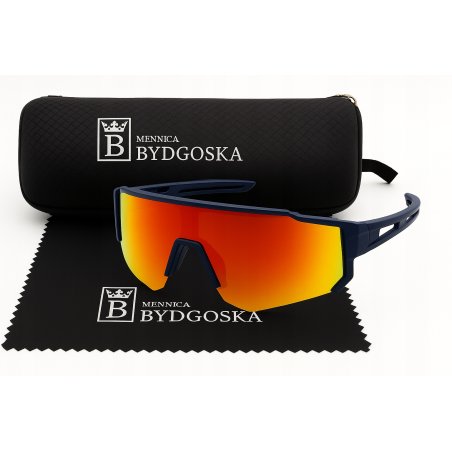 Okulary męskie MB rowerowe polaryzacyjne UV400 stylowe