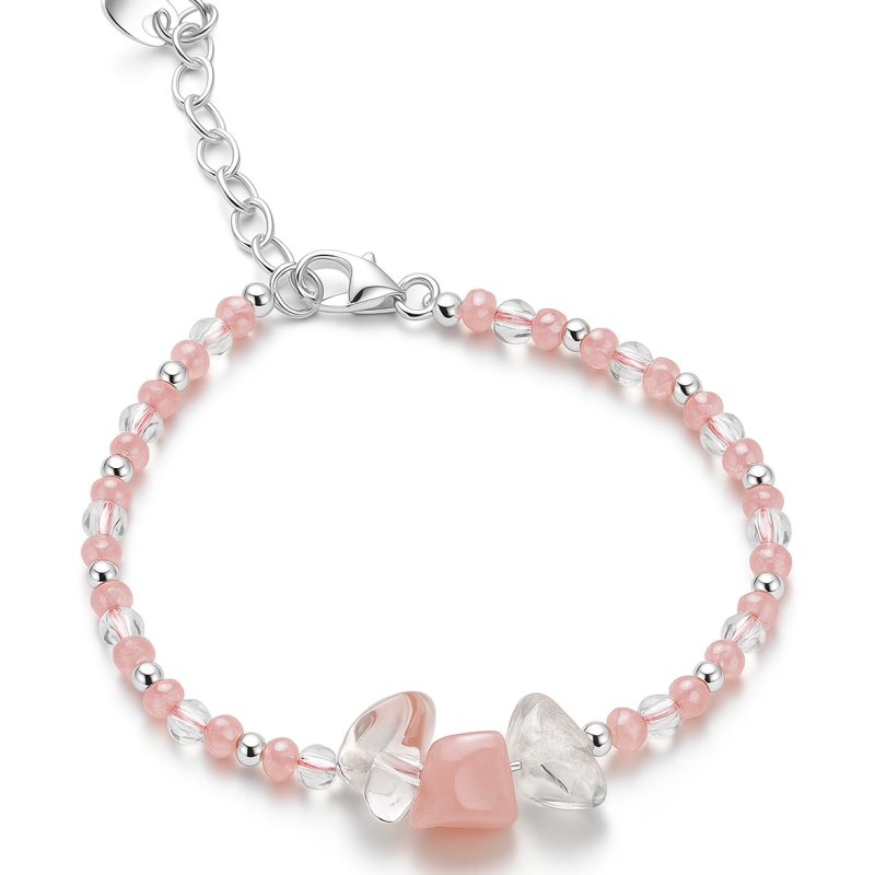 Srebrna damska bransoletka w butelce październik turmalin srebro próba 925