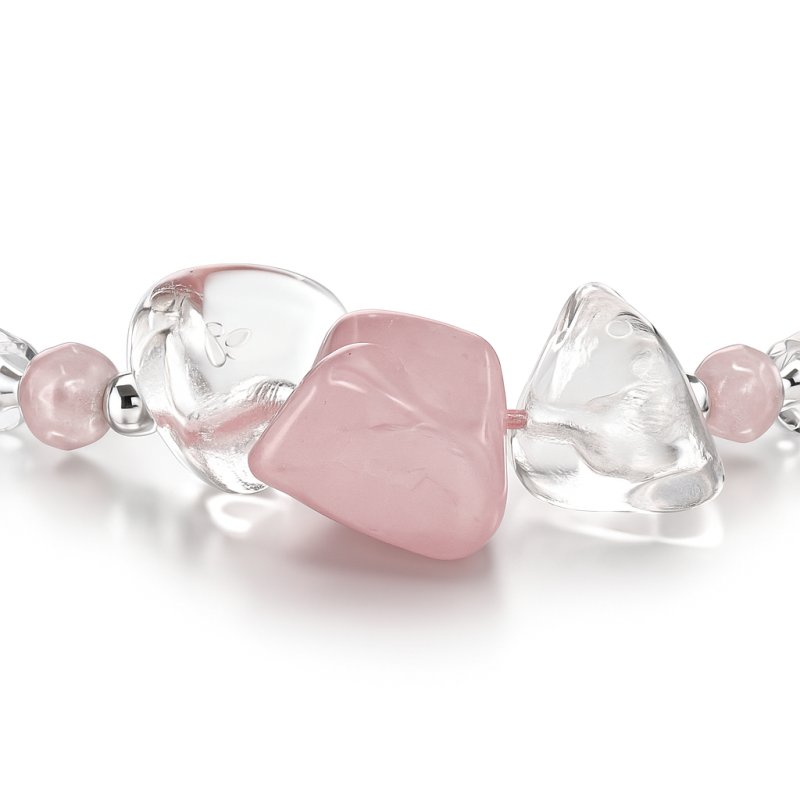 Srebrna damska bransoletka w butelce październik turmalin srebro próba 925