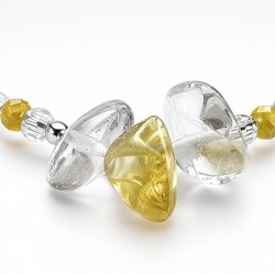 Srebrna damska bransoletka w butelce kwiecień diament srebro próba 925