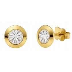 Złote kolczyki damskie kółka złoto próba 333 sztyfty wkrętki na święta