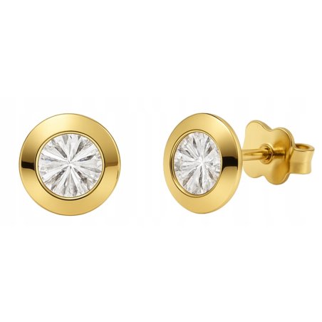 Złote kolczyki damskie kółka złoto próba 333 sztyfty wkrętki na święta