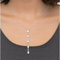 Naszyjnik damski srebrny celebrytka łańcuszek srebro próba 925 regulowany