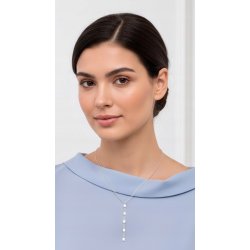 Naszyjnik damski srebrny celebrytka łańcuszek srebro próba 925 regulowany