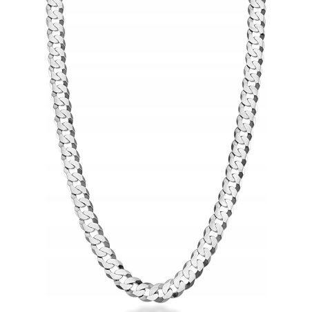 Łańcuszek srebrny naszyjnik męski pancerka 55 cm srebro próba 925
