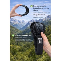 Gogle MB Velocity Prism1 multisportowe lustrzane wielokolorowy viaro UV400 regulowane etui ochronne