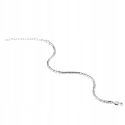 Bransoletka modułowa damska do charms regulowana stal chirurgiczna 17,5 cm